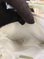 Prada, Crystal Embellished Satin Flat Mini Tote Bag, Mini, Green, Very Very  Good - Image 26