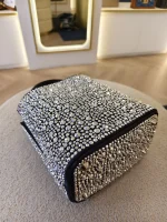 Prada, Panier Bucket Bag with Crystals, Small, Black, Like New - Image 15