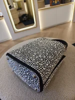 Prada, Panier Bucket Bag with Crystals, Small, Black, Like New - Image 17