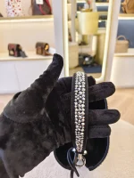 Prada, Panier Bucket Bag with Crystals, Small, Black, Like New - Image 28