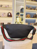 Gucci, Gucci Print Belt Bag, Small, Black, Very Good - Image 4