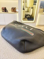 Gucci, Gucci Print Belt Bag, Small, Black, Very Good - Image 8