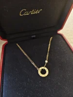 Cartier, Love Necklace, , Gold 18K, Very Very  Good - Image 6