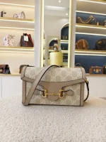 Gucci, Horsebit 1955 Mini Bag, Mini, Beige, Very Like New - Image 4