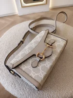 Gucci, Horsebit 1955 Mini Bag, Mini, Beige, Very Like New - Image 10