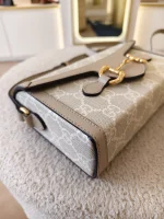 Gucci, Horsebit 1955 Mini Bag, Mini, Beige, Very Like New - Image 11