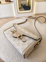 Gucci, Horsebit 1955 Mini Bag, Mini, Beige, Very Like New - Image 12