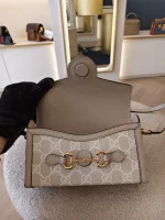 Gucci, Horsebit 1955 Mini Bag, Mini, Beige, Very Like New - Image 19