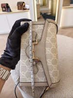 Gucci, Horsebit 1955 Mini Bag, Mini, Beige, Very Like New - Image 26