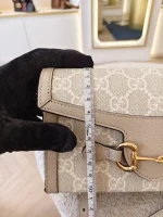 Gucci, Horsebit 1955 Mini Bag, Mini, Beige, Very Like New - Image 27