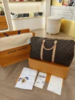 Louis Vuitton, Keepall Bandouliere 50, 50, Brown, Very Very  Good - Image 2