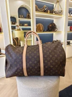 Louis Vuitton, Keepall Bandouliere 50, 50, Brown, Very Very  Good - Image 4