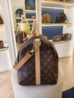 Louis Vuitton, Keepall Bandouliere 50, 50, Brown, Very Very  Good - Image 6