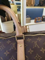 Louis Vuitton, Keepall Bandouliere 50, 50, Brown, Very Very  Good - Image 13