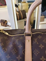 Louis Vuitton, Keepall Bandouliere 50, 50, Brown, Very Very  Good - Image 14
