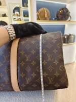 Louis Vuitton, Keepall Bandouliere 50, 50, Brown, Very Very  Good - Image 41