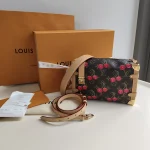 Louis Vuitton, LV x Takashi Murakami Side Trunk, MM, Brown, Like New - Image 3