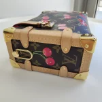 Louis Vuitton, LV x Takashi Murakami Side Trunk, MM, Brown, Like New - Image 5