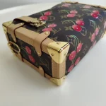 Louis Vuitton, LV x Takashi Murakami Side Trunk, MM, Brown, Like New - Image 6