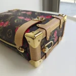 Louis Vuitton, LV x Takashi Murakami Side Trunk, MM, Brown, Like New - Image 7