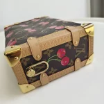 Louis Vuitton, LV x Takashi Murakami Side Trunk, MM, Brown, Like New - Image 12
