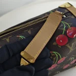 Louis Vuitton, LV x Takashi Murakami Side Trunk, MM, Brown, Like New - Image 19