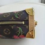 Louis Vuitton, LV x Takashi Murakami Side Trunk, MM, Brown, Like New - Image 2