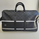 Louis Vuitton, Lv x Fragment Keepall Bandoulière , 45, Black, Very Very  Good - Image 5