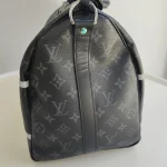 Louis Vuitton, Lv x Fragment Keepall Bandoulière , 45, Black, Very Very  Good - Image 11