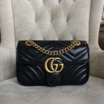 Gucci, GG Marmont , 22, Black, Very Very  Good - Image 2