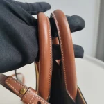 Celine, Mini Vertical Cabas Bag, Mini, Brown, Like New - 图片 5