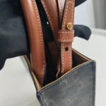 Celine, Mini Vertical Cabas Bag, Mini, Brown, Like New - 图片 18