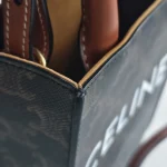 Celine, Mini Vertical Cabas Bag, Mini, Brown, Like New - 图片 23