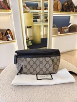 Gucci, Eden Belt Bag in GG Supreme Canvas, , Beige, Used - Image 2