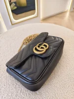 Gucci, GG Marmont Super Mini Bag, Supermini, Black, Very Very  Good - Image 7