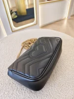 Gucci, GG Marmont Super Mini Bag, Supermini, Black, Very Very  Good - Image 11