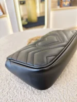 Gucci, GG Marmont Super Mini Bag, Supermini, Black, Very Very  Good - Image 12