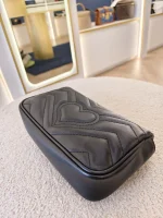 Gucci, GG Marmont Super Mini Bag, Supermini, Black, Very Very  Good - Image 13