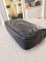 Gucci, GG Marmont Super Mini Bag, Supermini, Black, Very Very  Good - Image 14