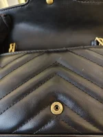 Gucci, GG Marmont Super Mini Bag, Supermini, Black, Very Very  Good - Image 20