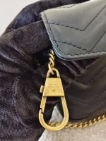 Gucci, GG Marmont Super Mini Bag, Supermini, Black, Very Very  Good - Image 30