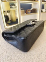 Chanel, Classic Flap Bag, 10", Black, Like New - Image 12
