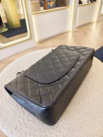 Chanel, Classic Flap Bag, 10", Black, Like New - Image 15