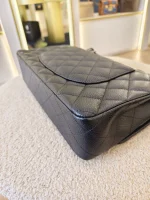 Chanel, Classic Flap Bag, 10", Black, Like New - Image 18