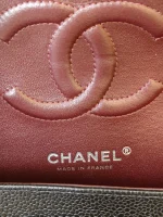 Chanel, Classic Flap Bag, 10", Black, Like New - Image 31
