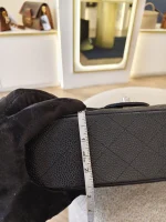 Chanel, Classic Flap Bag, 10", Black, Like New - Image 42