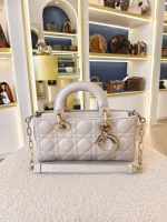 Dior, Lady D-Joy Bag, Small, Beige, Very Very  Good - Image 3