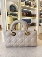 Dior, Lady D-Joy Bag, Small, Beige, Very Very  Good - Image 5