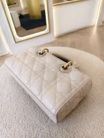 Dior, Lady D-Joy Bag, Small, Beige, Very Very  Good - Image 15