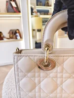 Dior, Lady D-Joy Bag, Small, Beige, Very Very  Good - Image 21